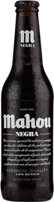 Bier 24 Einheiten Box Mahou Negra Drittel-Liter-Flasche 33 cl