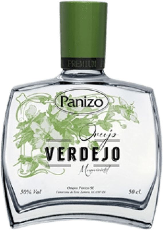 Envio grátis | Aguardente Orujo Panizo Monovarietal Castela e Leão Espanha Verdejo 70 cl