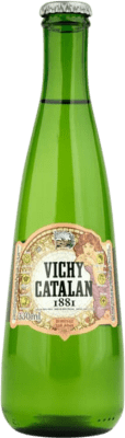 Kostenloser Versand | 20 Einheiten Box Wasser Vichy Catalan 1881 Vidrio Katalonien Spanien Drittel-Liter-Flasche 33 cl