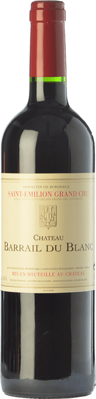 59,95 € | Vino rosso Château Barrail du Blanc A.O.C. Saint-Émilion Grand Cru bordò Francia Merlot, Cabernet Franc Bottiglia Magnum 1,5 L