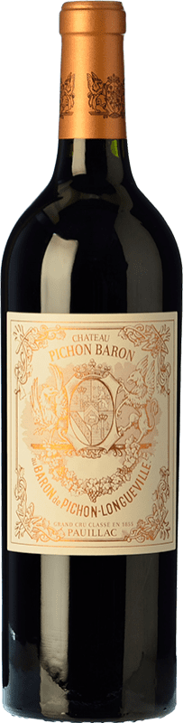 535,95 € | 红酒 Château Pichon Baron Longueville A.O.C. Pauillac 波尔多 法国 Merlot, Cabernet Sauvignon, Cabernet Franc 瓶子 Magnum 1,5 L