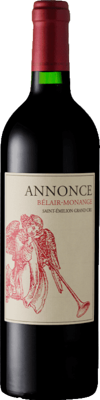 83,95 € 送料無料 | 赤ワイン Château Bélair Monange Annonce A.O.C. Saint-Émilion Grand Cru