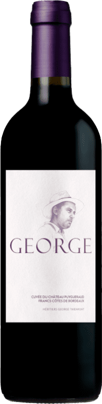 Envío gratis | Vino Tinto Château Puygueraud George Cuvée A.O.C. Côtes de Bordeaux Burdeos Francia Merlot, Cabernet Franc, Malbec Botella Magnum 1,5 L