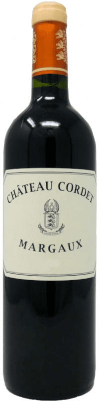 Бесплатная доставка | Красное вино Château Cordet A.O.C. Margaux Бордо Франция Merlot — Мерло, Cabernet Sauvignon — Каберне Совиньон, Cabernet Franc — Каберне Фран 75 cl