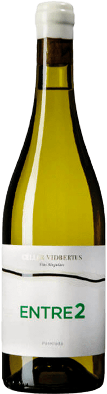 Envio grátis | Vinho branco Vidbertus Entre 2 D.O. Conca de Barberà Espanha Parellada 75 cl