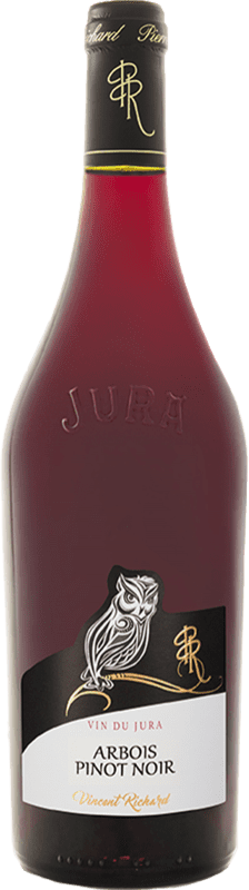 Free Shipping | Red wine Pierre Richard A.O.C. Arbois Jura France Pinot Black 75 cl