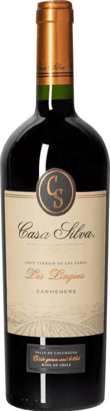 Envío gratis | Vino Tinto Casa Silva Los Lingues I.G. Valle de Colchagua Valle de Colchagua Chile Carmenère 75 cl
