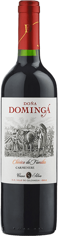 8,95 € Envio grátis | Vinho Tinto Casa Silva Doña Dominga I.G. Valle de Colchagua