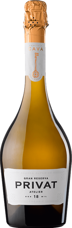 Kostenloser Versand | Weißer Sekt Privat Atelier Große Reserve — Lange Reifung D.O. Cava Spanien Xarel·lo 75 cl