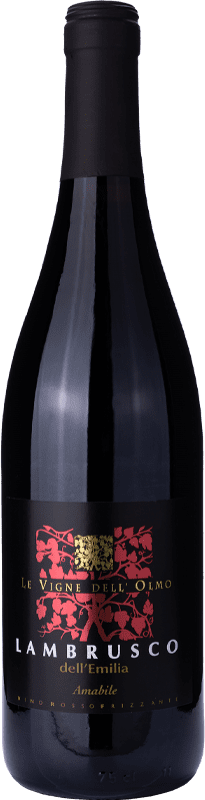 Envio grátis | Espumante tinto Giuseppe Campagnola Le Vigne dell' Olmo I.G.T. Emilia Romagna Emília-Romanha Itália Lambrusco 75 cl