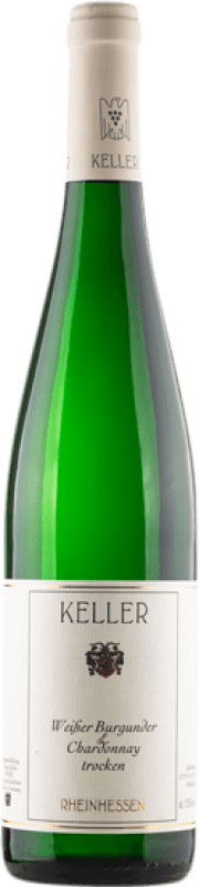免费送货 | 白葡萄酒 Weingut Keller Weisser Burgunder & Chardonnay Seco — 干型 Q.b.A. Rheinhessen Rheinhessen 德国 Chardonnay — 莎当妮, Pinot Blanc — 白皮诺 75 cl