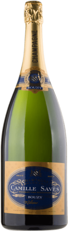 送料無料 | 白スパークリングワイン Camille Savès Millésimé Grand Cru A.O.C. Champagne シャンパン フランス Pinot Black, Chardonnay マグナムボトル 1,5 L