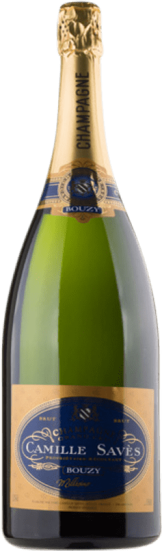 112,95 € | Weißer Sekt Camille Savès Grand Cru Grosse Lage, Millésimé A.O.C. Champagne Champagner Frankreich Pinot Noir — Spätburgunder, Chardonnay Magnumflasche 1,5 L