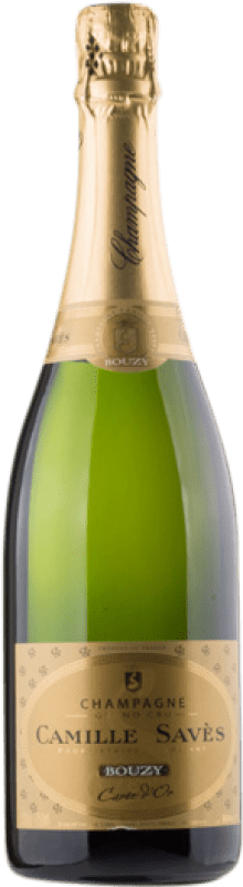 Free Shipping | White sparkling Camille Savès Carte d'Or Grand Cru Brut A.O.C. Champagne Champagne France Pinot Black, Chardonnay 75 cl