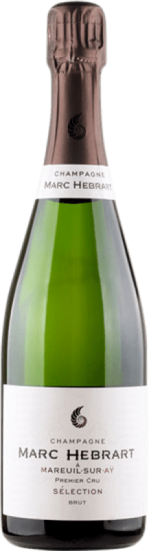 Envio grátis | Espumante branco Marc Hébrart Selection Premier Cru Brut A.O.C. Champagne Champagne França Pinot Preto, Chardonnay 75 cl