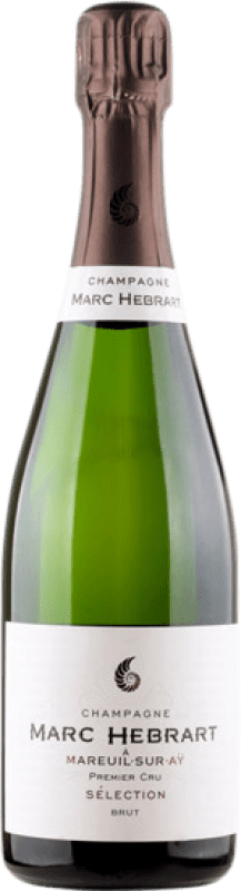 Kostenloser Versand | Weißer Sekt Marc Hébrart Selection Premier Cru Brut A.O.C. Champagne Champagner Frankreich Spätburgunder, Chardonnay 75 cl