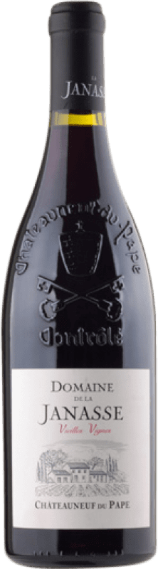 Spedizione Gratuita | Vino Rosso Domaine La Janasse Vieilles Vignes VV Vigne Vecchie A.O.C. Châteauneuf-du-Pape Rhône Francia Syrah, Grenache, Monastrell 75 cl