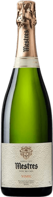 Envoi gratuit | Blanc mousseux Mestres Visol Brut Nature Grande Réserve D.O. Cava Catalogne Espagne Macabeo, Xarel·lo, Parellada Demi- Bouteille 37 cl