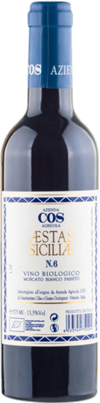 34,95 € Бесплатная доставка | Красное вино Azienda Agricola Cos Aestas Passito N.6 D.O.C. Sicilia Полубутылка 37 cl