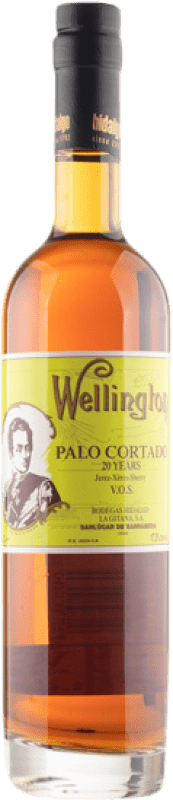 36,95 € 免费送货 | 加强葡萄酒 La Gitana Wellington Palo Cortado 帕洛科塔多酒 VOS Very Old Sherry 极陈雪莉酒 D.O. Jerez-Xérès-Sherry 20 岁