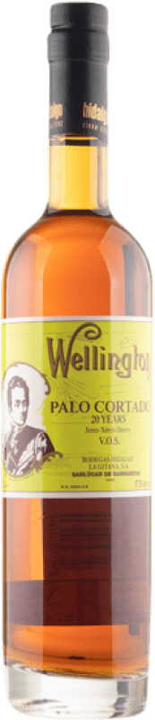 44,95 € | Vinho fortificado La Gitana Palo Cortado Wellington VOS D.O. Jerez-Xérès-Sherry Andaluzia Espanha Palomino Fino 20 Anos 75 cl