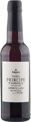 73,95 € | Fortified wine Barbadillo Amontillado Principe VORS Andalusia Spain Palomino Fino Half Bottle 37 cl
