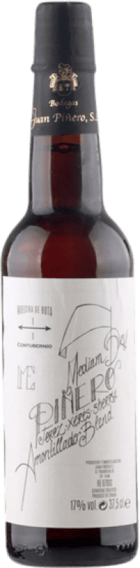 21,95 € Kostenloser Versand | Süßer Wein Juan Piñero Medium Dry D.O. Jerez-Xérès-Sherry Halbe Flasche 37 cl