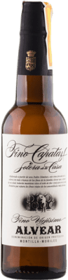 Envio grátis | Vinho fortificado Alvear Fino Capataz D.O. Montilla-Moriles Andaluzia Espanha Pedro Ximénez Meia Garrafa 37 cl