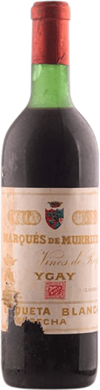 181,95 € Envío gratis | Vino tinto Marqués de Murrieta Etiqueta Blanca 1966 D.O.Ca. Rioja