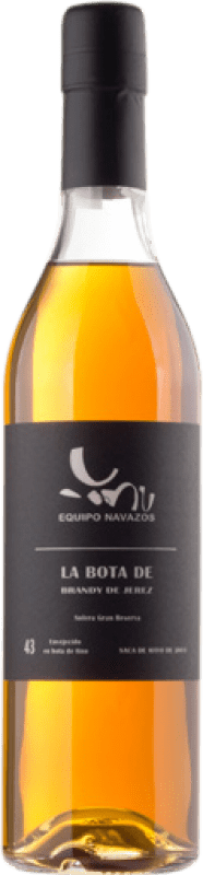 Envío gratis | Brandy Equipo Navazos La Bota Nº 43 D.O. Jerez-Xérès-Sherry Andalucía España Botella Medium 50 cl