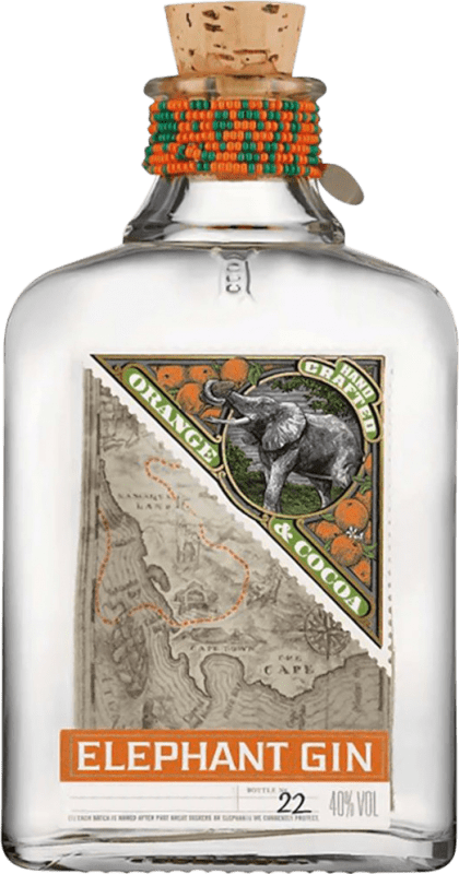 61,95 € Бесплатная доставка | Джин Elephant Gin Orange & Cocoa бутылка Medium 50 cl