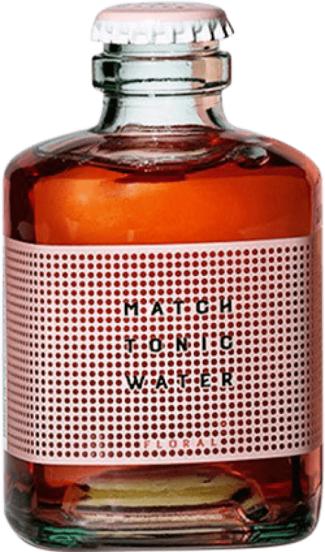 Envoi gratuit | Boîte de 4 unités Boissons et Mixers Match Tonic Water Floral Suisse Petite Bouteille 20 cl