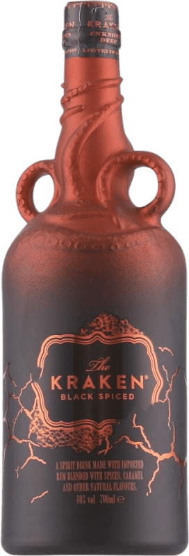 Envío gratis | Ron Kraken Black Rum Unknown Deep Limited Edition Trinidad y Tobago 70 cl