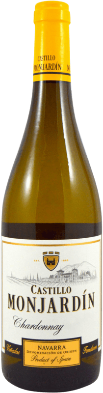 6,95 € | Vino blanco Castillo de Monjardín D.O. Navarra Navarra España Chardonnay 75 cl