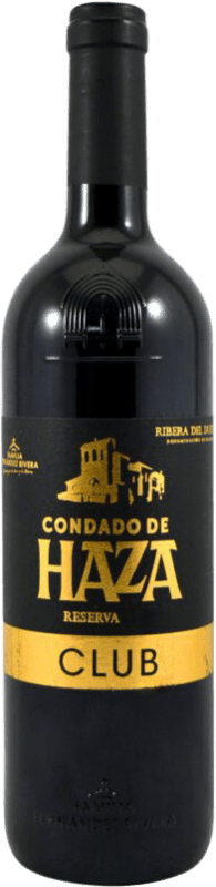 29,95 € | Красное вино Condado de Haza Club Резерв D.O. Ribera del Duero Кастилия-Леон Испания Tempranillo 75 cl