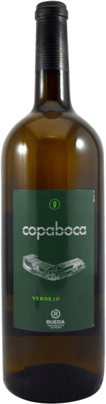 Spedizione Gratuita | Vino bianco Copaboca D.O. Rueda Castilla y León Spagna Verdejo Bottiglia Magnum 1,5 L