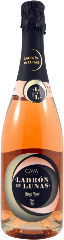 7,95 € | Rosé wine Ladrón de Lunas Rosé Brut D.O. Cava Catalonia Spain Garnacha Roja 75 cl