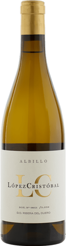 19,95 € | Белое вино López Cristóbal D.O. Ribera del Duero Кастилия-Леон Испания Albillo — Альбильо 75 cl