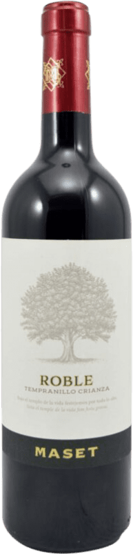 Free Shipping | Red wine Maset Oak D.O. Catalunya Catalonia Spain Tempranillo 75 cl