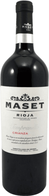 Free Shipping | Red wine Maset Aged D.O.Ca. Rioja The Rioja Spain Tempranillo 75 cl