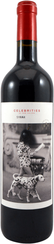 Free Shipping | Red wine San Valero Celebrities D.O. Cariñena Aragon Spain Syrah 75 cl