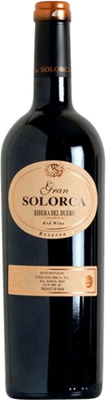 Kostenloser Versand | Rotwein Viña Solorca. Gran Solorca Reserve — Gereift D.O. Ribera del Duero Kastilien und León Spanien Tempranillo 75 cl