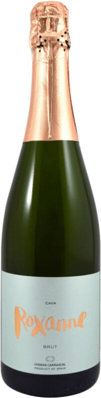 12,95 € | Vin Mousseux Blanc Chozas Carrascal Roxanne Brut D.O. Cava Catalogne Espagne Macabeo — Macabeu, Chardonnay 75 cl
