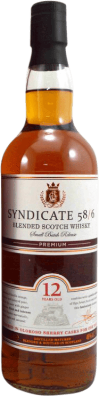 Free Shipping | Blended Whisky Douglas Laing's Syndicate 58/6 United Kingdom 12 Years 70 cl