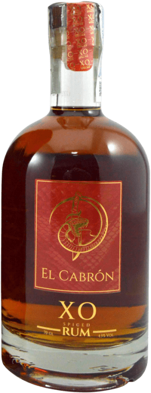 Free Shipping | Rum El Cabrón. XO Spiced Rum Dominican Republic 70 cl