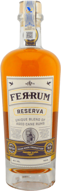 免费送货 | 朗姆酒 Frederic Kafka. Ferrum Rum 预订 捷克共和国 70 cl