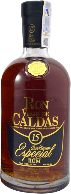 55,95 € Бесплатная доставка | Ром Viejo de Caldas Especial Гранд Резерв 15 Лет