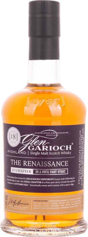 免费送货 | 威士忌单一麦芽威士忌 Glen Garioch The Renaissance 4th chapter 英国 18 岁 70 cl