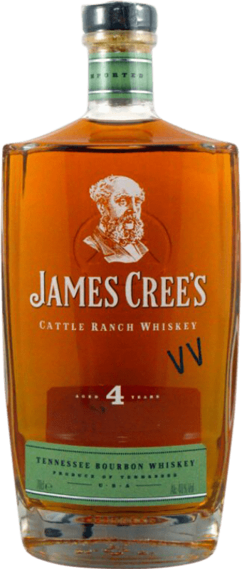 Envoi gratuit | Whisky Bourbon Crabbie Yardhead James Cree's États Unis 4 Ans 70 cl