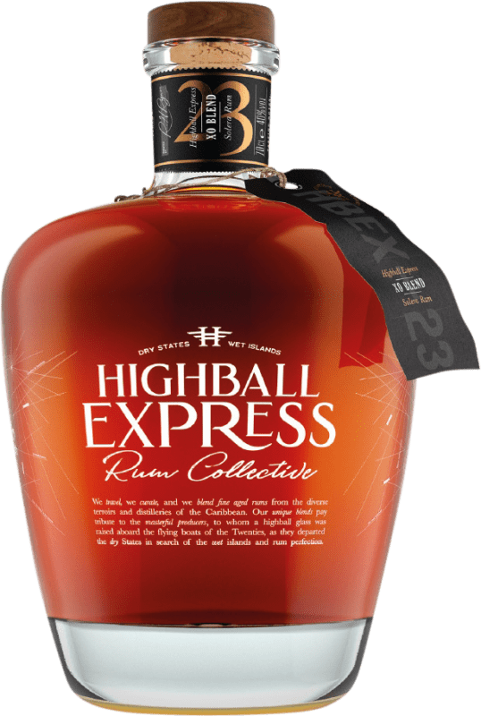 Kostenloser Versand | Rum Kirker Greer Highball Express Rum Collective XO Großbritannien 23 Jahre 70 cl